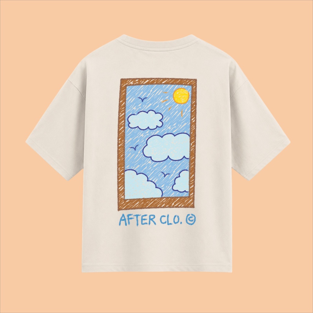 Remera Crayón Cielo Crudo - AfterClo. (M)